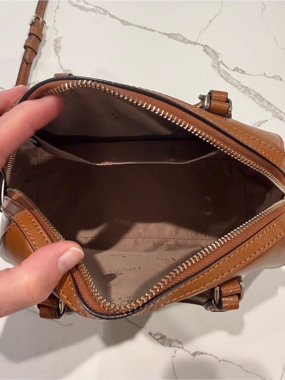 kate spade Small Dome Satchel with Matching Wallet in Saffiano Leather - Picture 3 of 15